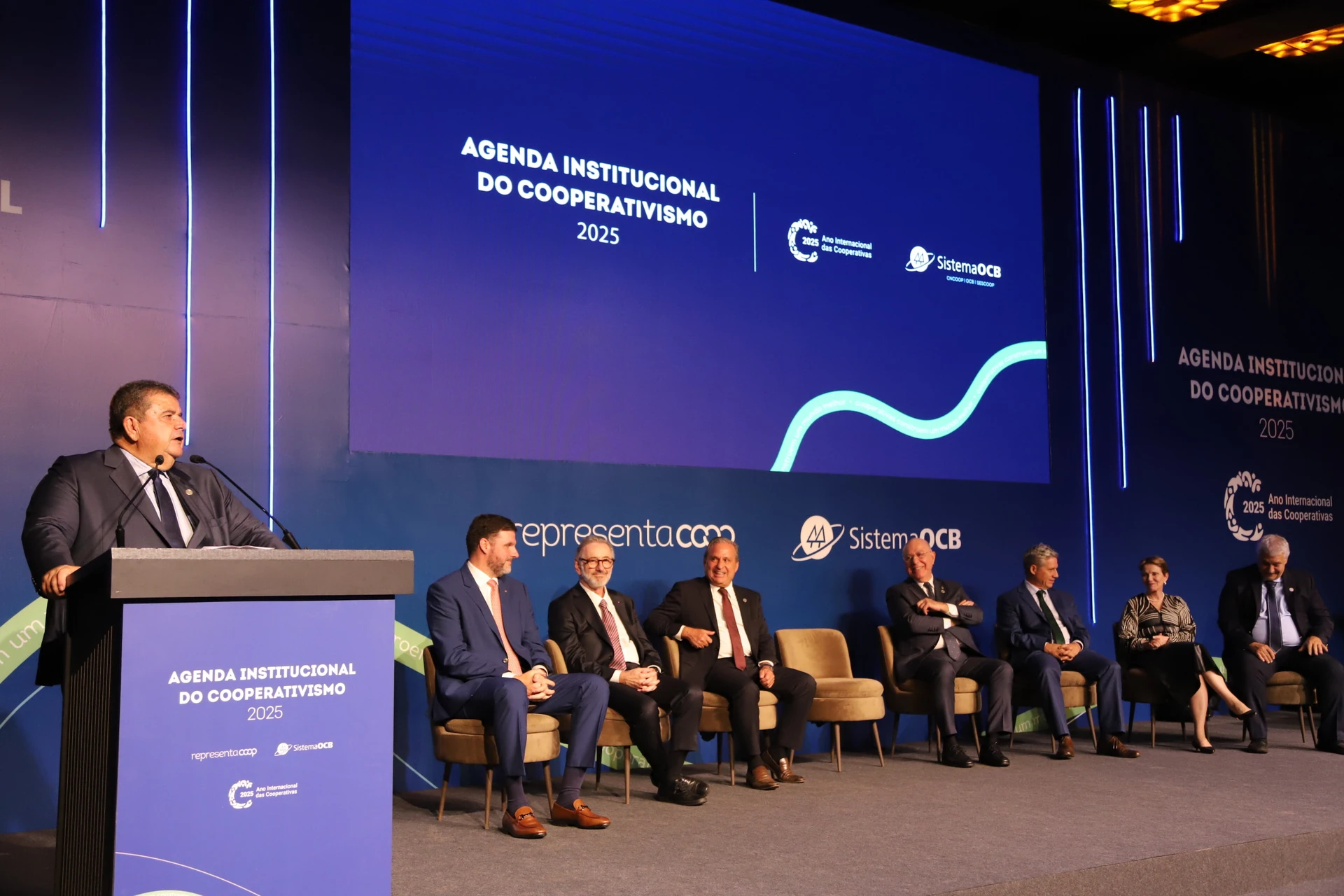 Parlamentares estiveram presentes para prestigiar lan&ccedil;amento da Agenda Institucional 2025